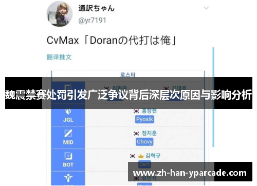 魏震禁赛处罚引发广泛争议背后深层次原因与影响分析